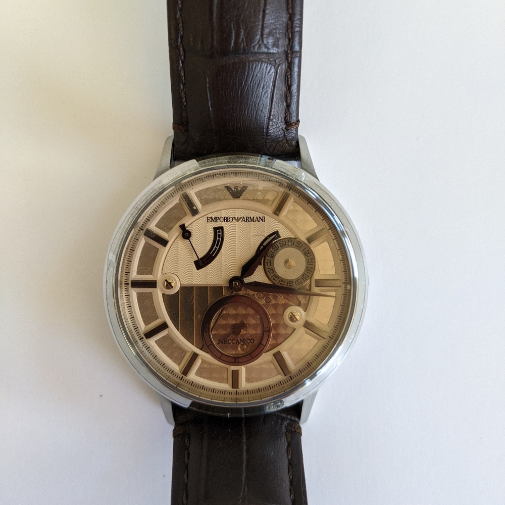 Mens Emporio Armani Automatic Watch AR4665